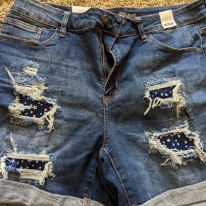 Women's jean shorts